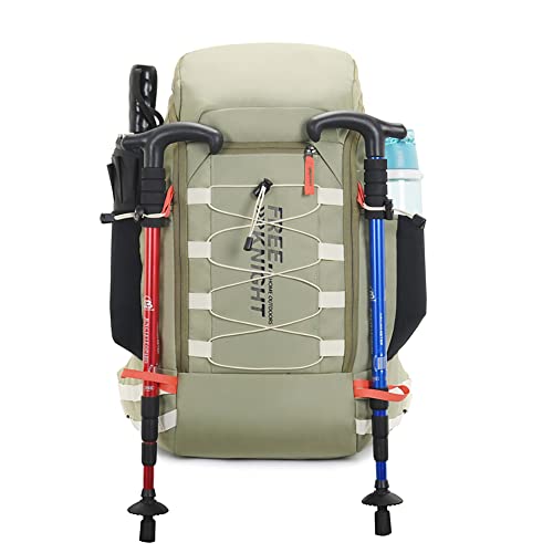 Bseash 40L Waterproof Hiking Camping Backpack with Rain Cover, Outdoor Sport Travel Daypack Rucksack for Skiing Cycling (Orange) - Image 5