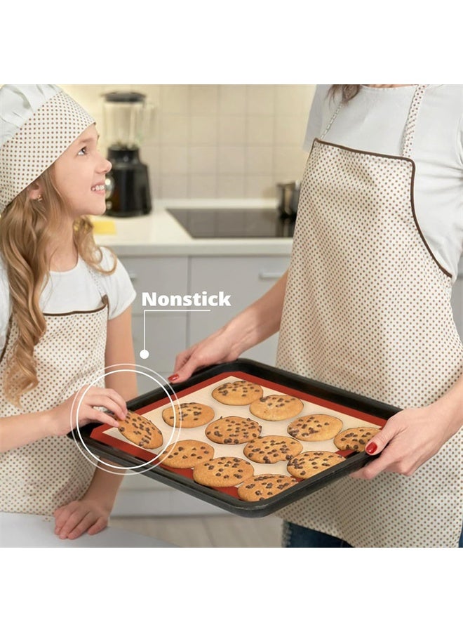 هومستر 2 حزمة السيليكون الخبز حصيرة، غير اللاصقة مقاومة للحرارة ممتازة السيليكون الخبز حصيرة للكوكيز والبيتزا والبريتزلز - Image 3