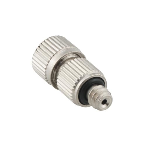 Ruiwaer 10PCS Silver High Pressure Misting Nozzles High Pressure Outdoor Anti-drip Fogging Spray Head Outdoor Cooling Misting System Nozzle for Outdoor Cooling System Outdoor Cooling Nozzle - Image 4