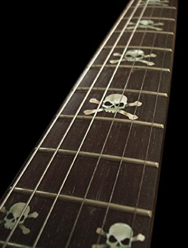 Inlaystickers Inlaysticker Fret Markers for Guitars & Bass - Skulls - White Pearl,White Pearl.,F-067SK-WT - Image 3