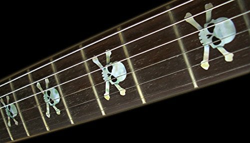 Inlaystickers Inlaysticker Fret Markers for Guitars & Bass - Skulls - White Pearl,White Pearl.,F-067SK-WT - Image 2