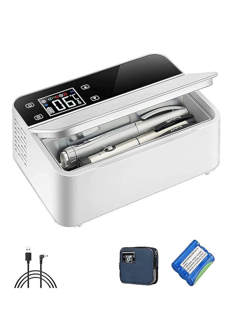 Small Fridge Cooler, Insulin Cooler Case Portable Insulin Bag Travel Keep Chilled at 2-8 Degrees, Medical Insulin Travel Case，With battery - Image 5