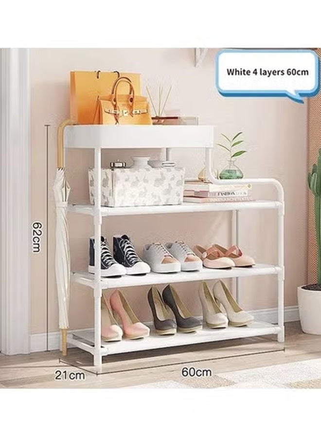 C&C Home 4 Layers Creative Home Cabinet Large Capacity Shoe Rack Storage Organizer Rack Furniture for Entryway Living Room 60x21x62 CM - Image 2