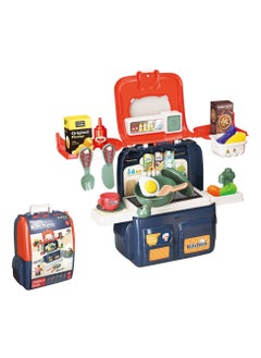 Swift 42 Pcs Kitchen Set 2 in 1 for School Packing Bag Cooking Play Toys Kitchen Chef Set Toy Accessories Including, and Easy to Store, with Fun Game for Girls and Boys  - Image 1