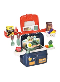 Swift 42 Pcs Kitchen Set 2 in 1 for School Packing Bag Cooking Play Toys Kitchen Chef Set Toy Accessories Including, and Easy to Store, with Fun Game for Girls and Boys  - Image 4