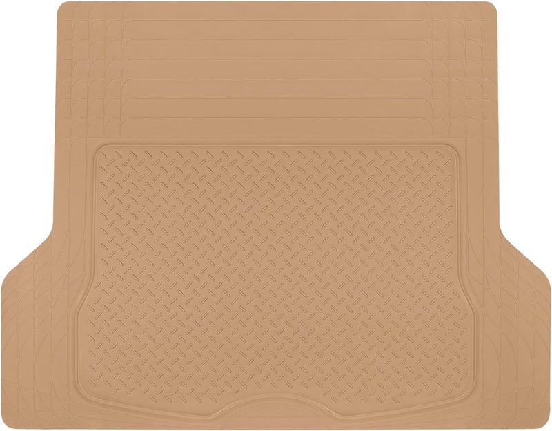 BDK Heavy Duty Beige Cargo Liner Floor Mat - Image 1