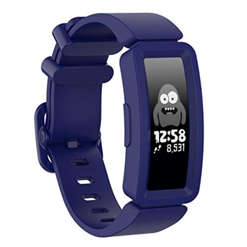 Compatible with Fitbit Ace 2 Bands for 6+, Soft Silicone Bracelet Accessories Watch Band Repalcement Strap, Colorful Sport Wristbands for Fitbit Ace 2/ Inspire HR for Boys Girls - Image 1