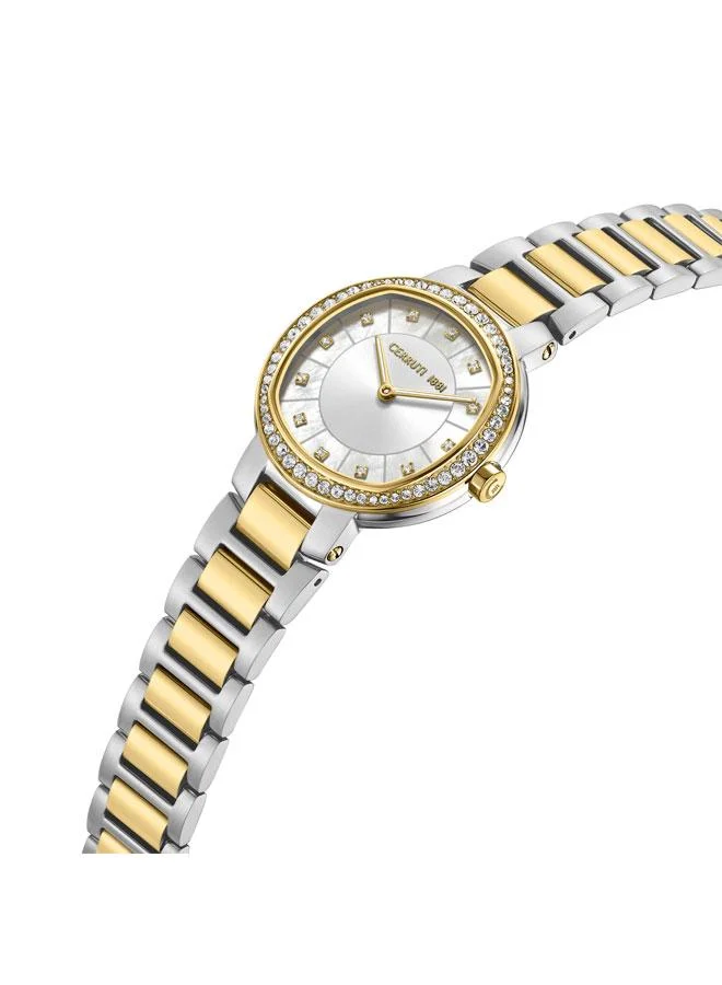CERRUTI 1881 Bellegra 32mm White Mother-of-pearl Dial Quartz Analog Watch For Women