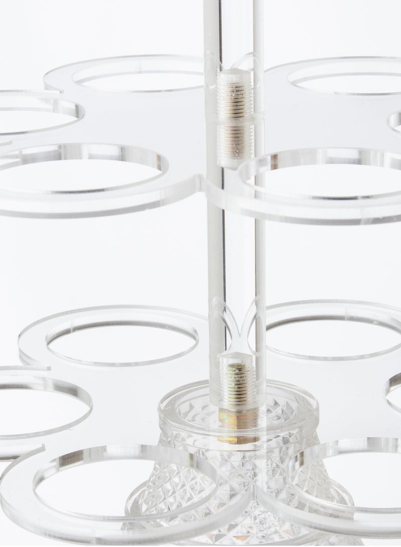 Dania An Acrylic Arabic Coffee Cup Holder Stand That Holds 12 Cups - Image 5