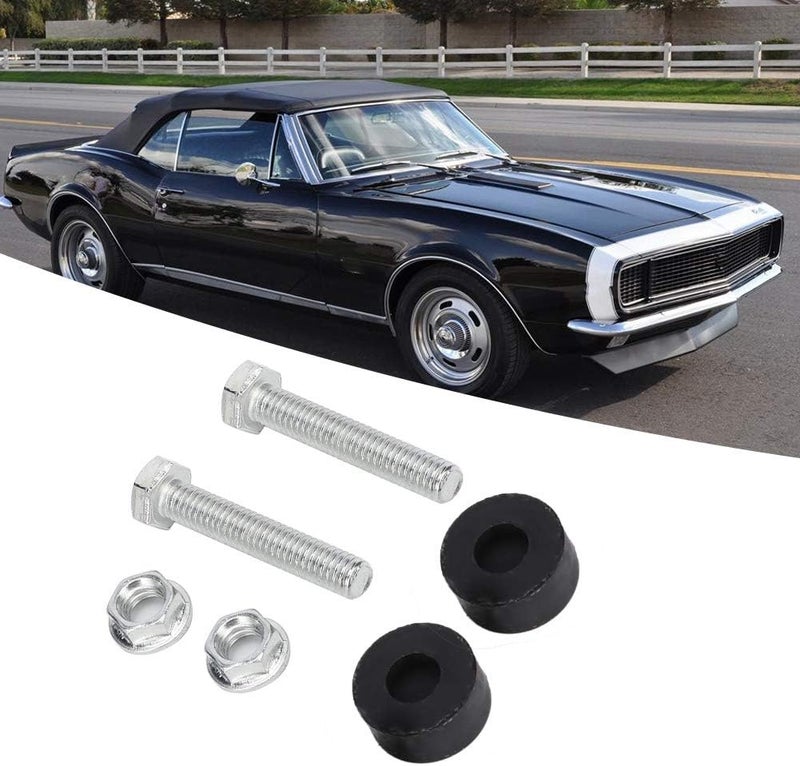 Haofy Hood Bumpers Stoppers, Aluminum Rubber Pack of 2 Radiator Support, Kit - Image 2