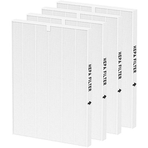 116130 True HEPA Replacement Filter H Compatible with Winix 55002 Air Cleaner Purifier and Models AM80 4 Pack HEPA Filter only