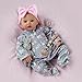 KSBD Lifelike Reborn Baby Girl  18 inch Realistic Baby Girl Real Life Newborn Baby Dolls Handmade Anatomically Correct Real Baby Dolls Gift Set for Kids Age 3 - Image 2
