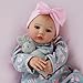 KSBD Lifelike Reborn Baby Girl  18 inch Realistic Baby Girl Real Life Newborn Baby Dolls Handmade Anatomically Correct Real Baby Dolls Gift Set for Kids Age 3 - Image 4