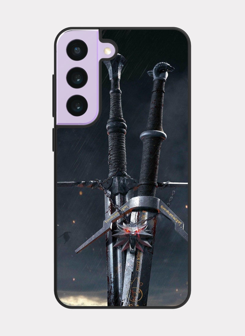 بكسلات كفر سامسونج جالكسي اس 22 سيف ذا ويتشر رمادي - Image 1