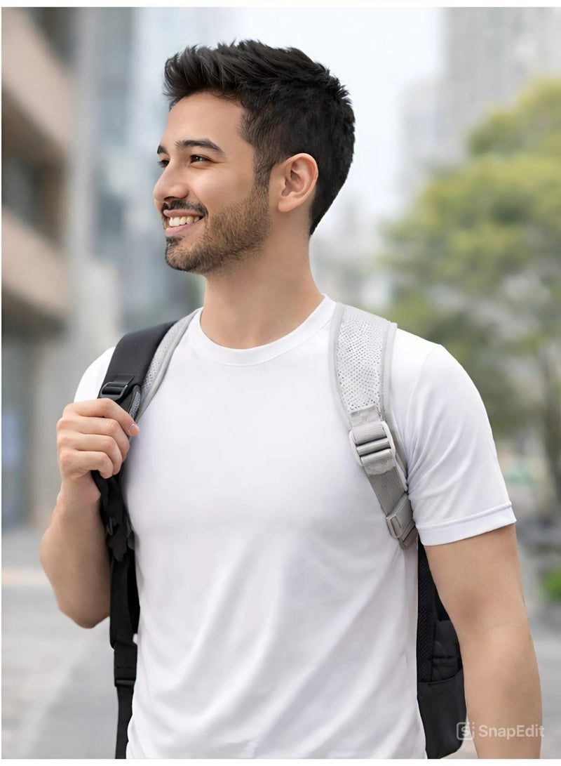 دعامة ومشد تصحيح وضعية الظهر والكتفين لتعديل استقامة العمود الفقري وتحسين القوام وتخفيف آلام الظهر والرقبة مع تصميم مريح وقابل للتعديل يناسب الجلوس الطويل والعمل - Image 5