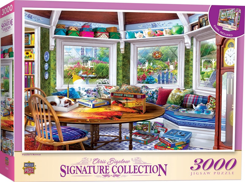 MasterPieces 3000 Piece Jigsaw Puzzle for Adults and Family Puzzlers Retreat 32x45 - Image 2