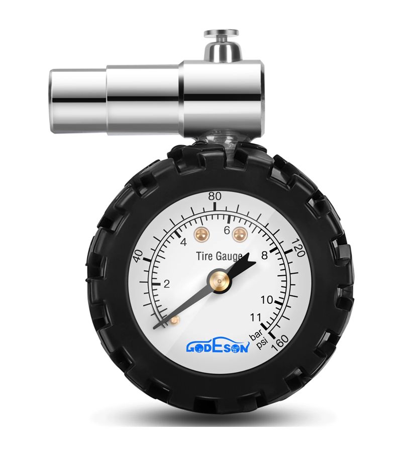Bicycle Tire Pressure Gauge 160psi Scale With Deflation Switch Suitable For Mountain Road Bike Inflation - Image 3