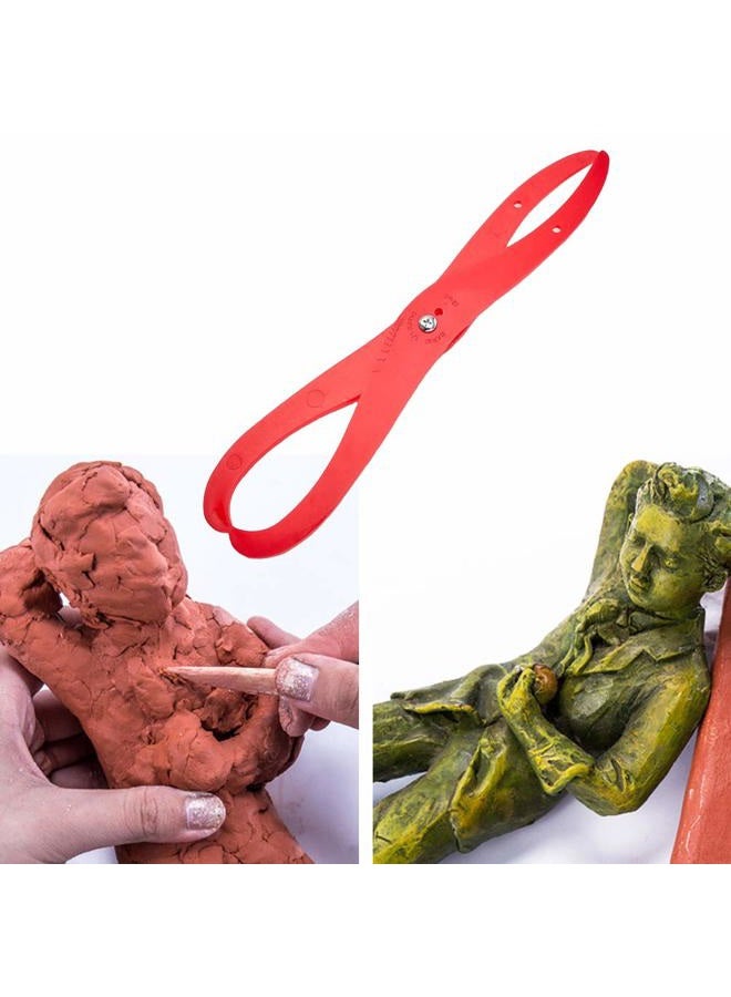 DIYstore 6" Length Bent-Leg Plastic Caliper Clay Sculpture Ceramic Measuring Pottery Tool for Carving, Shaping, Clay Sculpture, Modeling - Image 5