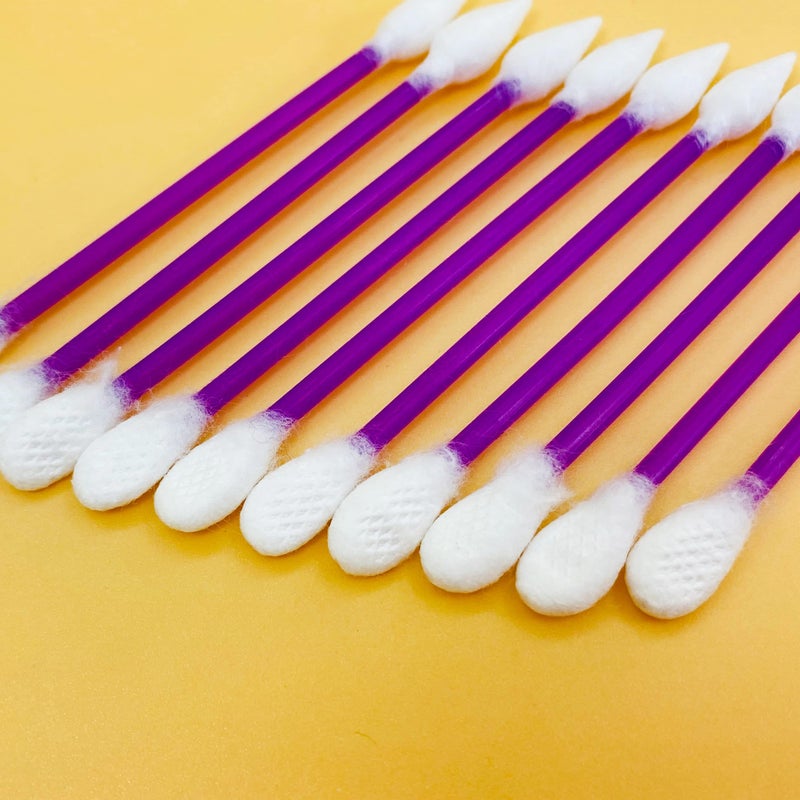 CGR 900pcs CGR Precision Cotton Swabs with Pointed and Flattened Tip Cosmetic Makeup Applicator(3x300pcs in bags) - Image 3