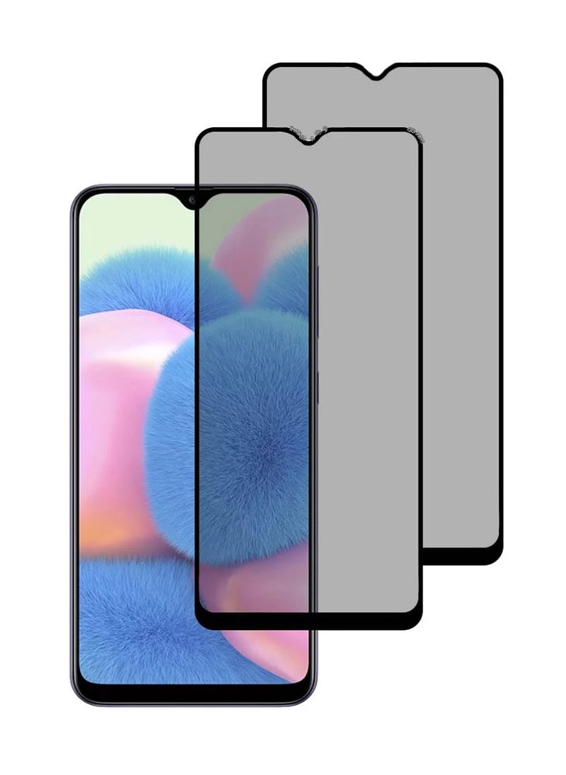 we3 2 Pieces Tempered Glass Screen Protector Anti-Spy Privacy Designed For Samsung Galaxy A30s Full Screen Coverage And Bubble Free - Image 1