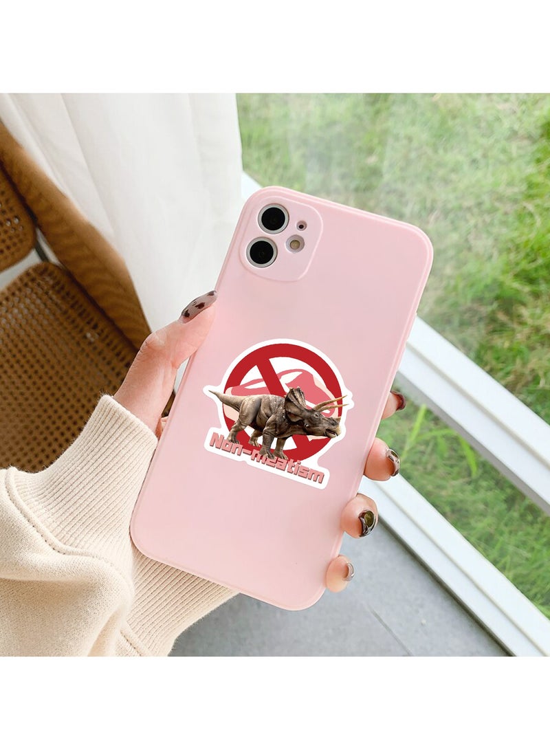 قوس قزح أورينبو ملصقات ديناصورات، 50 قطعة، ملصقات ديناصورات مقاومة للماء للأطفال الأولاد والبنات، لوازم حفلات الديناصورات، ملصقات مكافأة المعلم، ملصق ديناصور لأجهزة الكمبيوتر المحمول وزجاجة المياه - Image 4