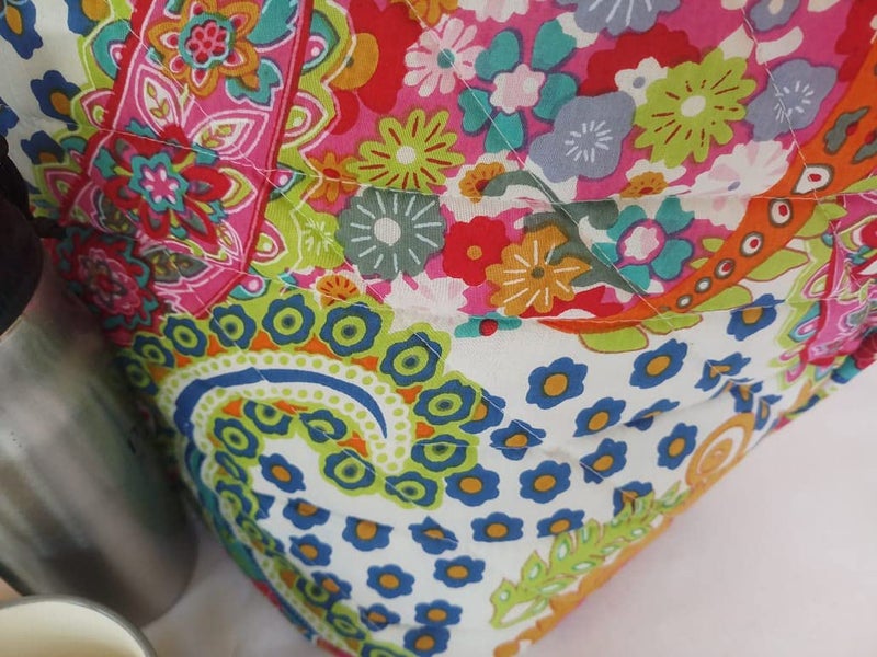 Malan Bai Mandala Tea Cozy Cover malati Hand Block Winter Tea Cozy Cotton Tea Kettle Warmer Pot Cover Hot Coffee Cover Handamde Kitchen Décor Brand: Malan Bai - Image 3