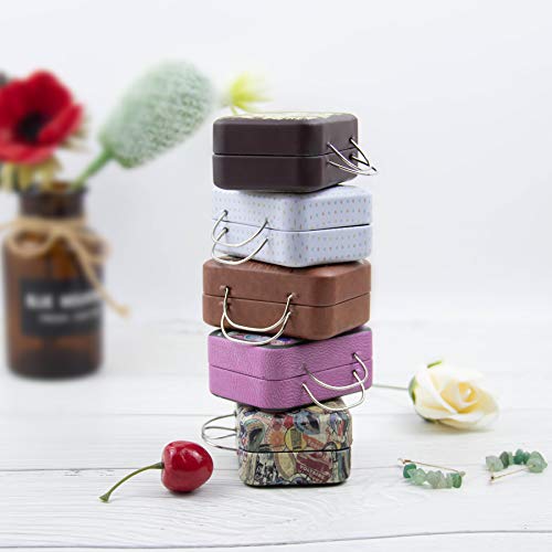 Framendino, 5 Pack Mini Suitcase Boxes Small Cartoon Tin Rectangular Handbag Jewelry Coin Container for Party Wedding Decorations - Image 5