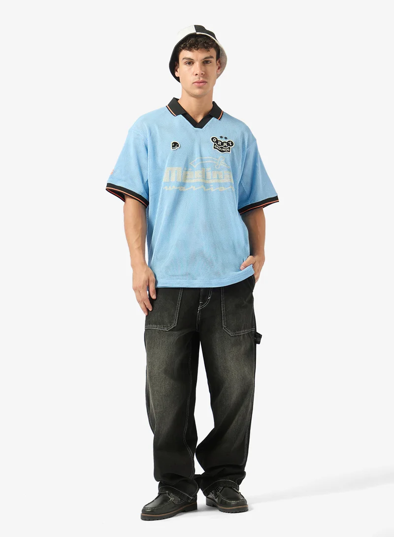 Grimey  Machetazos The Warrior Boxy Mesh Soccer Jersey for Men | Best Price UAE