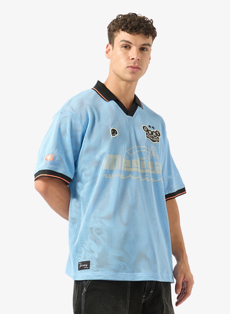 Grimey Machetazos The Warrior Boxy Mesh Soccer Jersey - Image 1