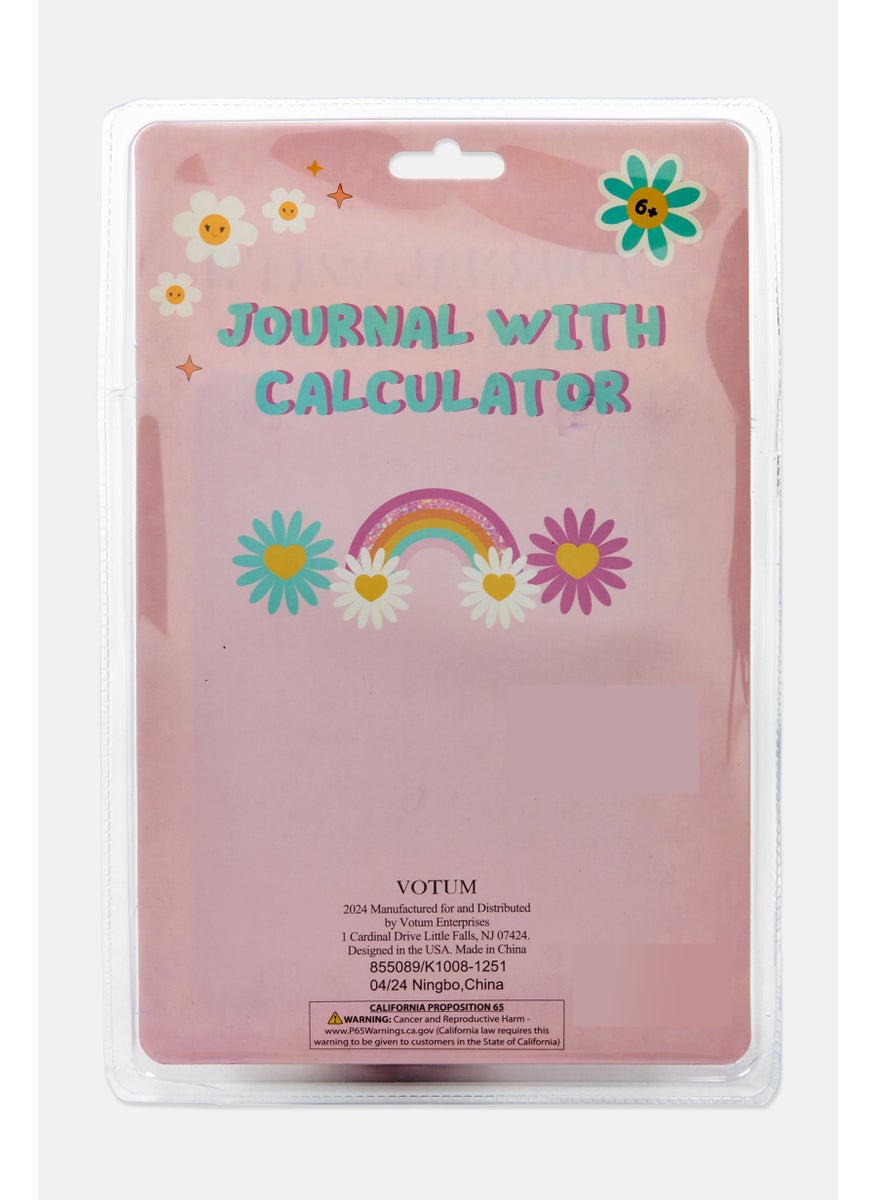 VOTUM Journal With Calculator, Pink Combo  - Image 2