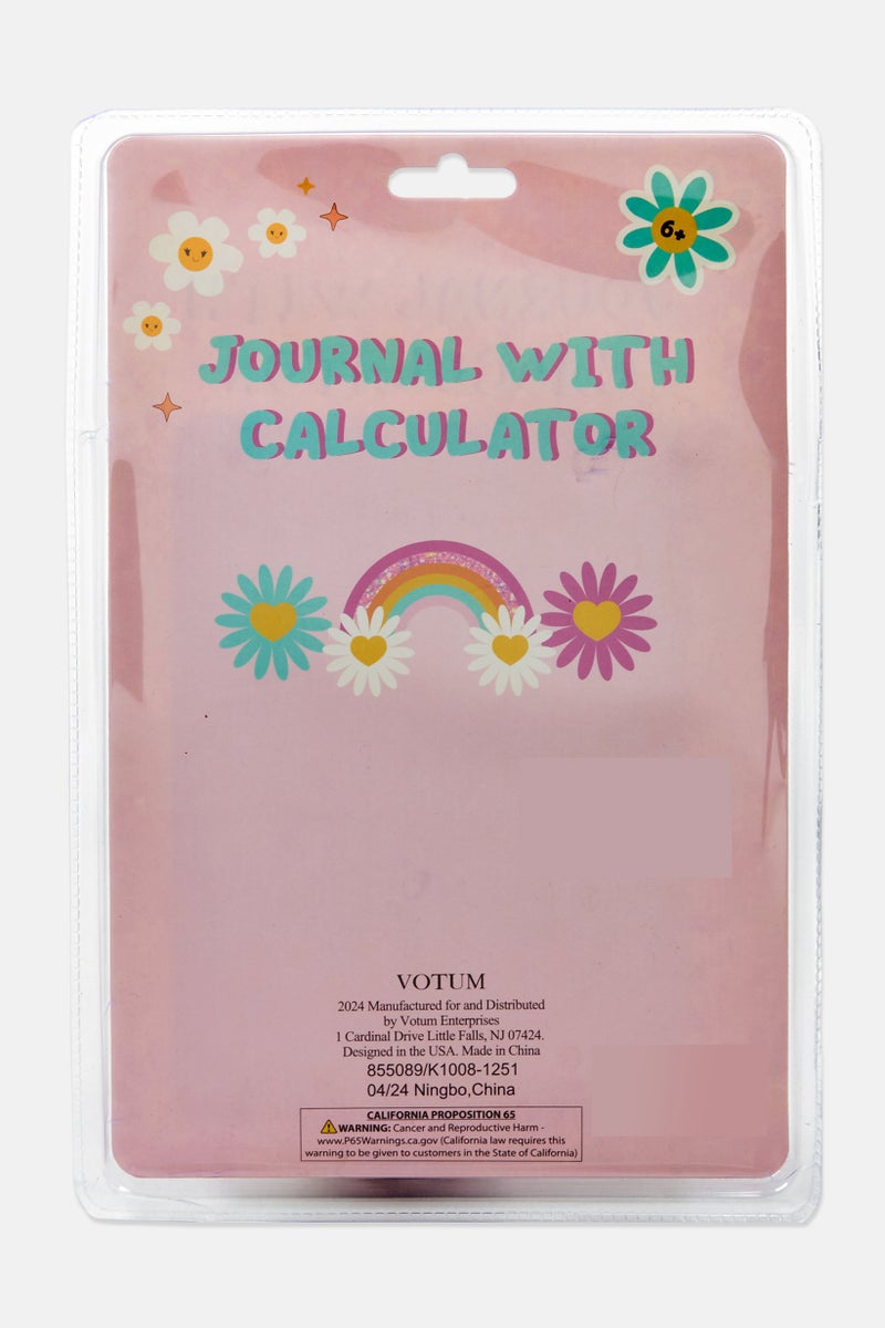 VOTUM دفتر مع آلة حاسبة، مجموعة وردية - Image 2