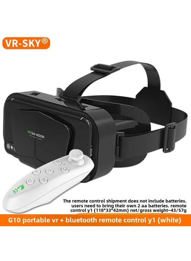 VR Shinecon G10 Version Virtual Reality Headset 3D Glasses For Mobile Phone High Definition Upgraded Adult Student Entertainment-Color:G10 English-Standard (No Remote Handle) - Image 3