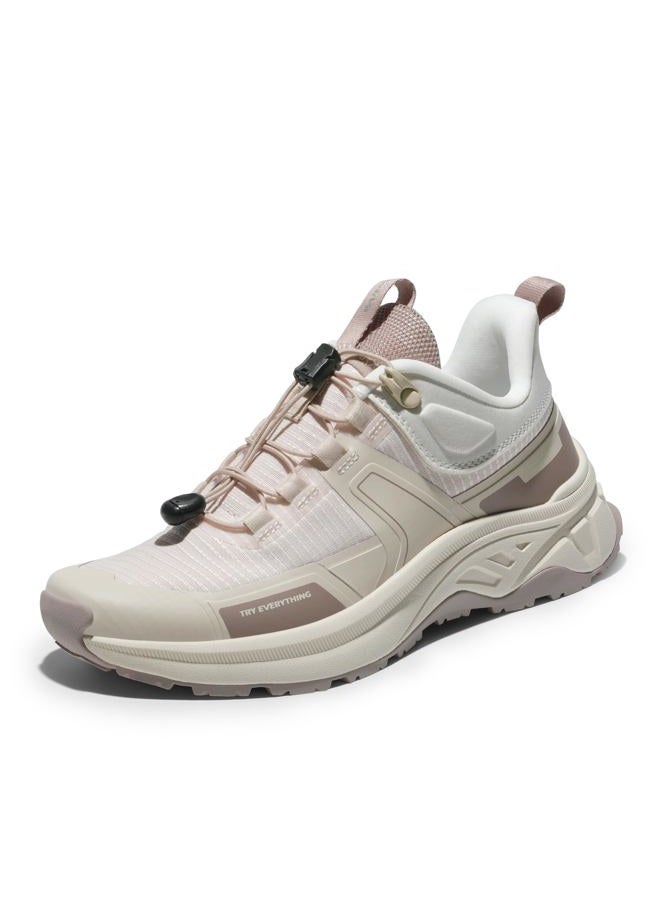 NORTIV 8 Women's Lightweight Hiking Shoes Quick Laces Outdoors Sneakers Khaki Size 6 M US SNHS239W - Image 1
