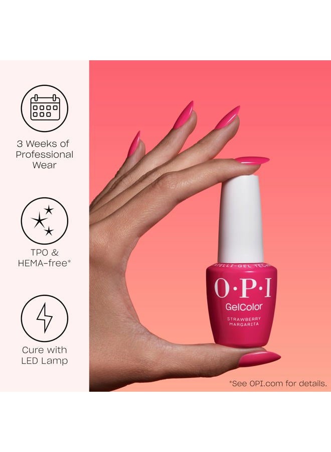 OPI GelColor We the Female | Opaque Dark Red Crème UV Cure Gel Nail Polish | Vegan & HEMA Free, Long Lasting, High Shine - Image 3