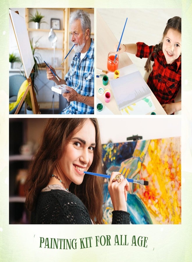 Nezyo 12 Sets Paint by Numbers Kit with Frame for Adult Beginners, DIY Acrylic Paint by Number Canvas for Painting Party, Classroom Activity Birthday Gift, 8 x 8 Inch - Image 4