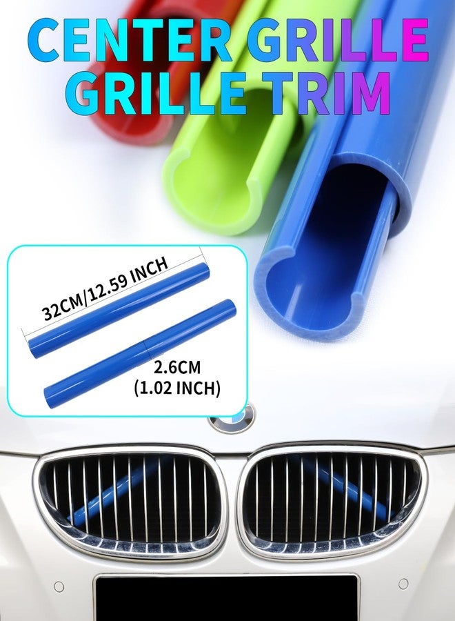 TZYSZDB Grille Insert Trims for BMW 2 5 6 7 X1 X2 Series,M-Performance V Brace Wrap Covers Grill Stripes for BMW F10 F11 F45 F12 F13 F01 F02 F48(F10 F48, BlUE) - Image 4