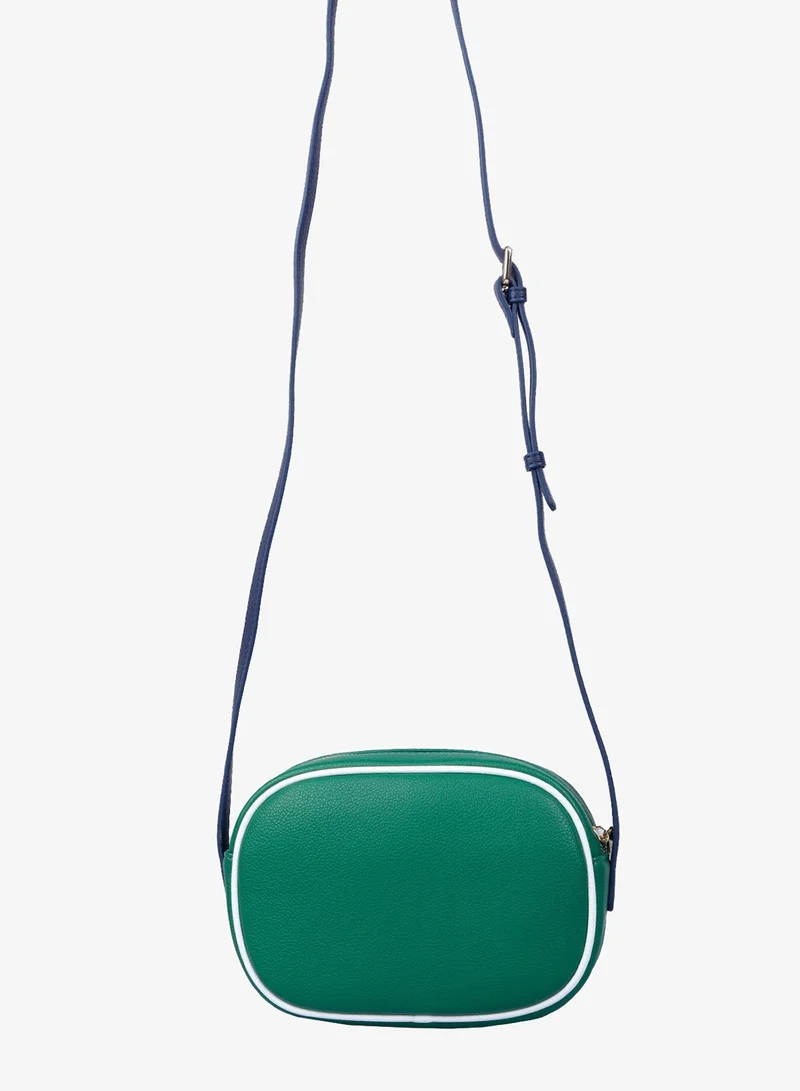 U.S. Polo Assn. GREEN-WHITE-NAVY U.S. Polo Assn. Women's Crossbody Bag, Ladies Shoulder Bag Handbag for Ladies Travel Bag for Girls Green White Navy for Women | Best Price UAE