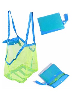 YelaJoy Mesh Beach Bag Extra Large Beach Bags and Totes Tote Backpack Toys Towels Sand Away For Holding Beach Toys Children' Toys Market Grocery Picnic Tote  - Image 2