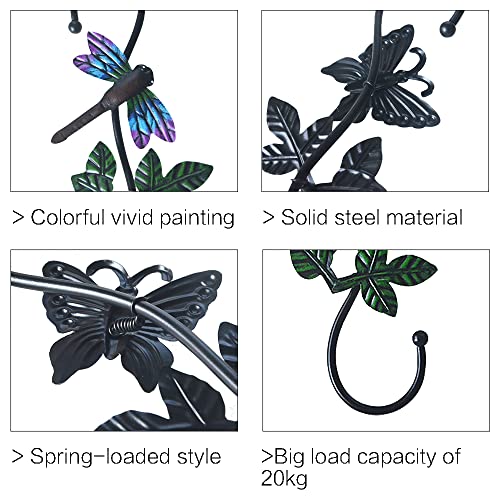 Kitwinney Large Decorative S Hooks, Set of 3 Plant Hangers, Beautiful and Vivid Plant Hook for Hanging Outdoor Indoor Garden Plants, Flower Baskets, Pots, Bird Feeders - Image 3