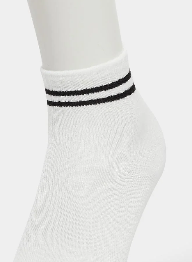 Styli Styli Set of 5 - Striped Crew Socks
