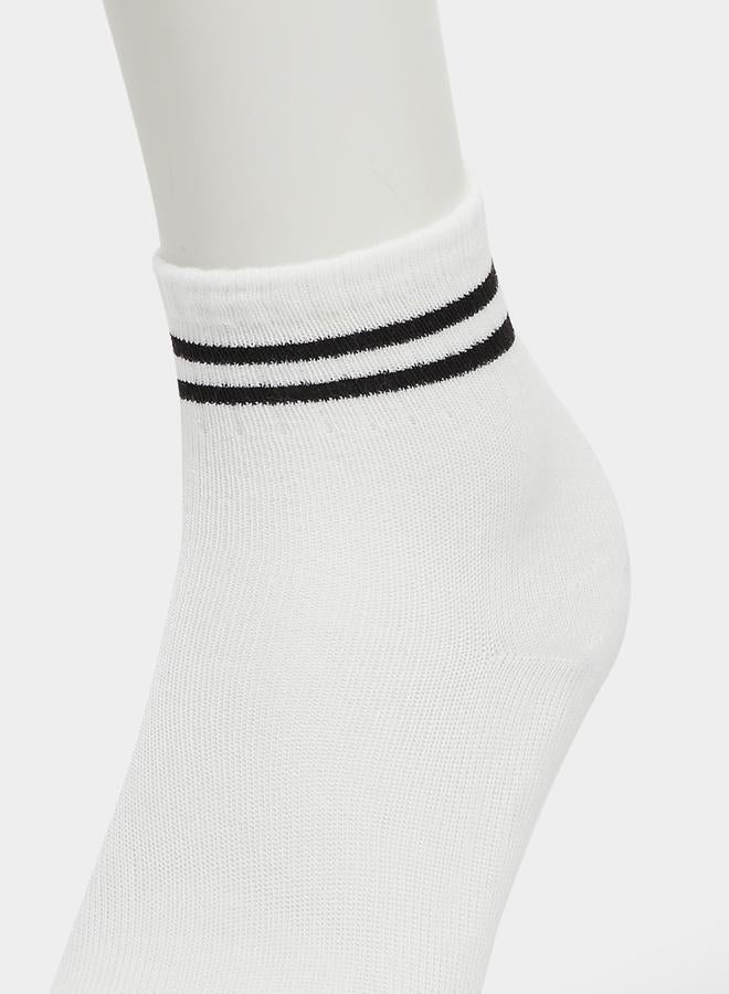 Styli Set of 5 - Striped Crew Socks - Image 3