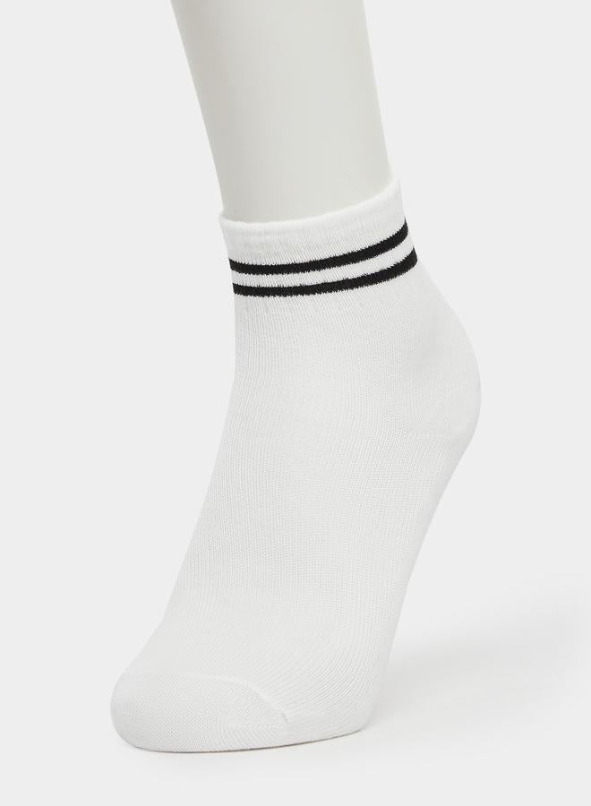 Styli Set of 5 - Striped Crew Socks - Image 2
