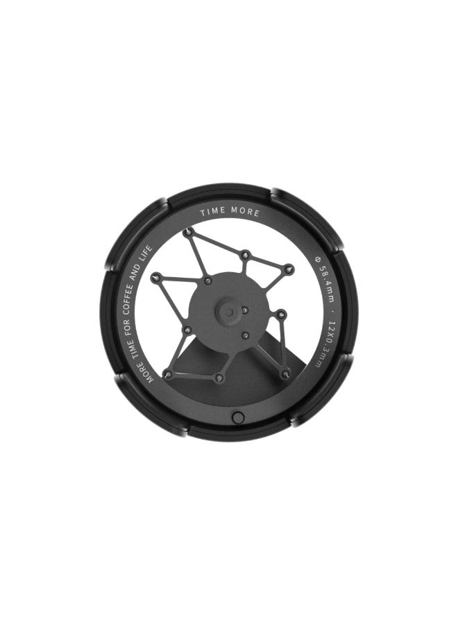 TIMEMORE Autospin WDT Tool Black, Automatic Espresso Coffee Distributor for 58mm Portafilters, 12 Needle Design - Image 3