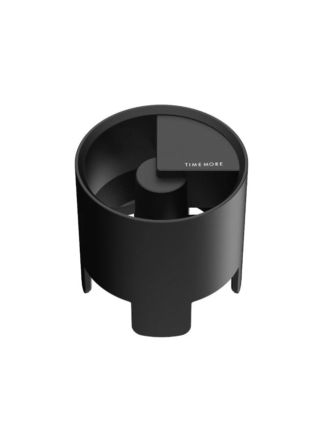 TIMEMORE Autospin WDT Tool Black, Automatic Espresso Coffee Distributor for 58mm Portafilters, 12 Needle Design - Image 1