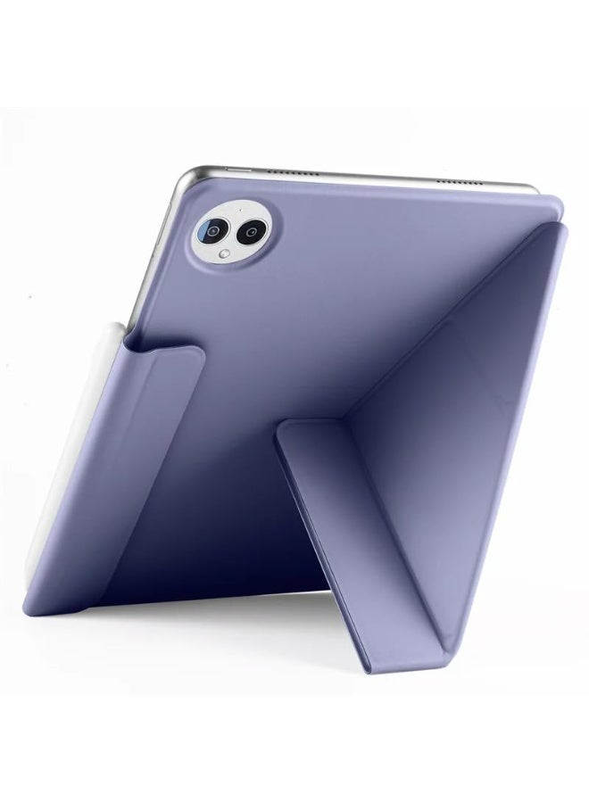 general Case Compatible with Huawei MatePad Pro 13.2 inch 2025, Ultra-thin Y-Folding Leather Case, Multi-angle Stand Protective Cover Magnetic Adsorption Tablet Cover - Image 3