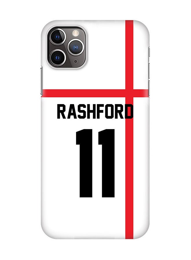 Stylizedd Slim Cover for Apple iPhone 11 Pro Max Case Snap Classic Series Mobile Cover Hard PC Shield Matte Finish Print -England-Player-Rashford - Image 1