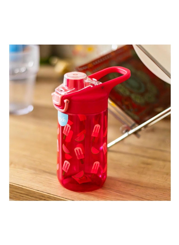 MOON Kids Tritan Water Bottle - Portable 630ml for Indoor & Outdoor Activities- Spill Proof-Break Resistant-BPA Free - Dishwasher Safe, Odor-Free - Image 1