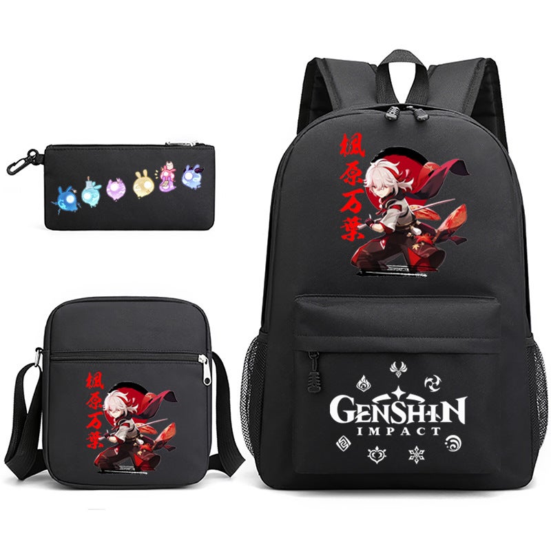 Game Original Star Student Schoolbag Three-Piece Set Youth Male And Female Backpack - Image 3