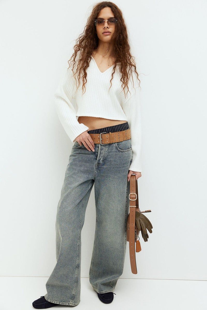 H&M Oversized Cable-Knit-Look Jumper - Image 3