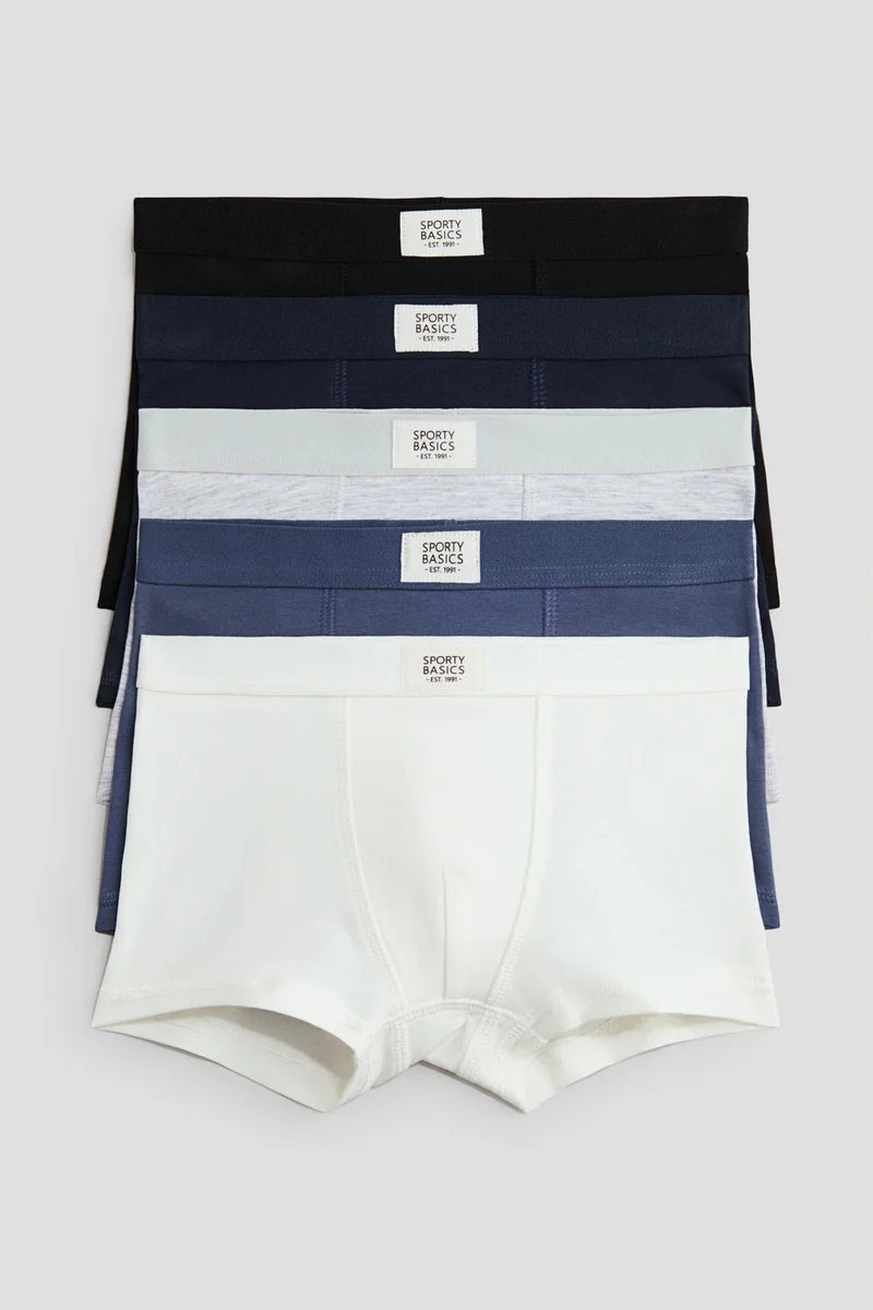 H&M 5-pack cotton trunks